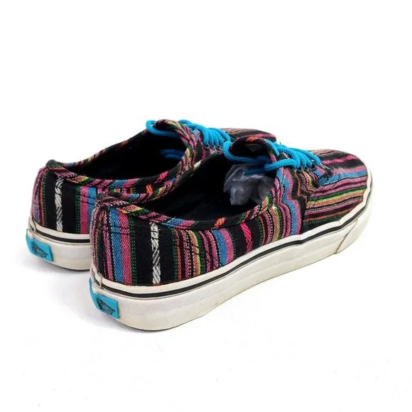 Vans Guate Weave Era Mens Shoes Size 6.5 Womens Size 8 Sneakers Textile Striped - Picture 11 of 12